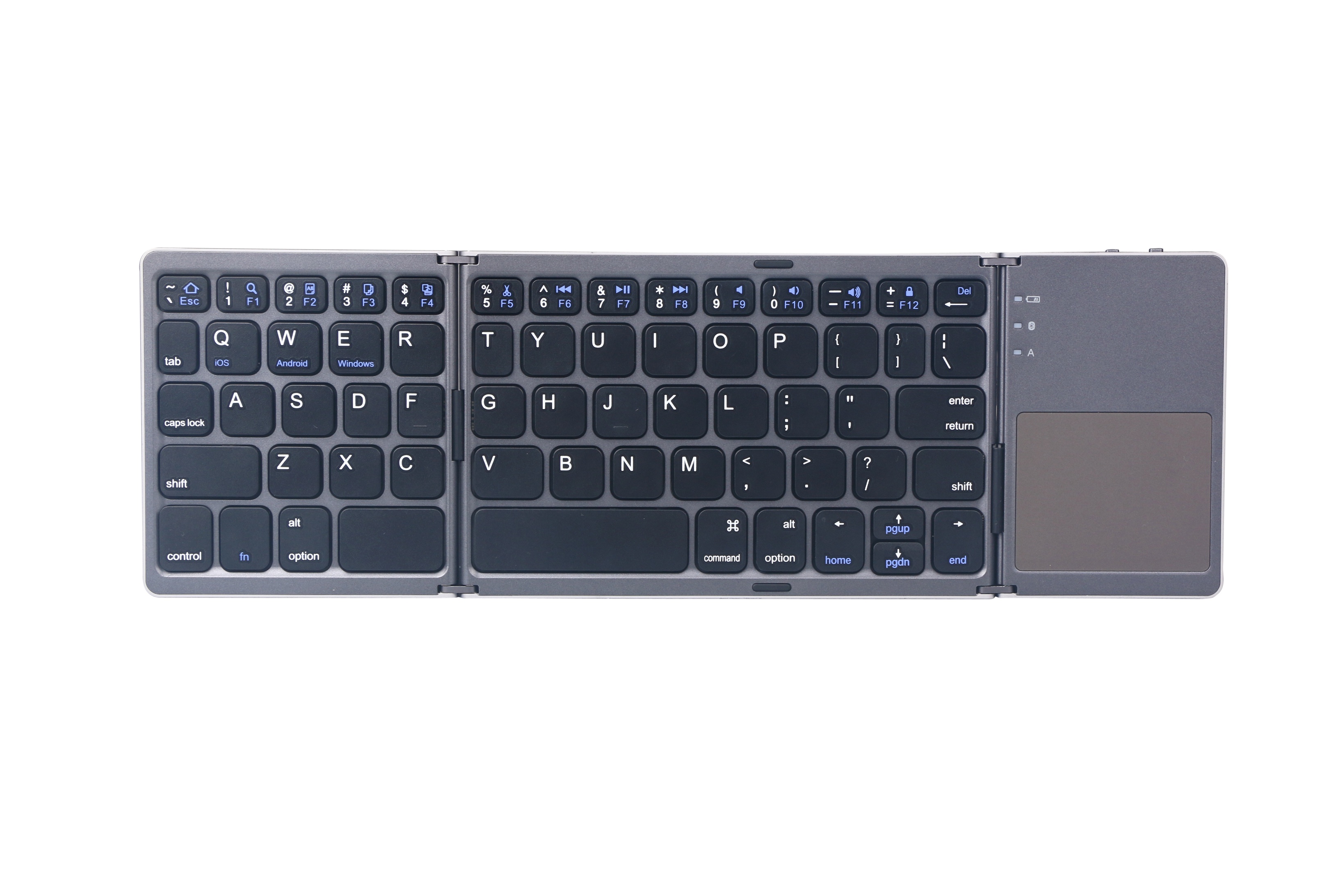 Three Layer Folding Keyboard With Mouse 