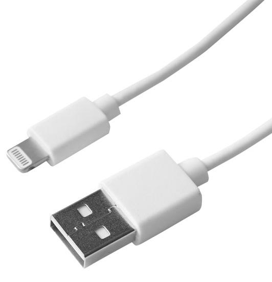  Lightning to USB A male cable MFI OD3.1mm